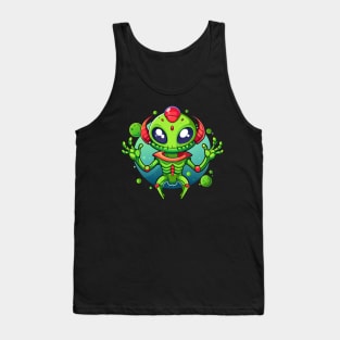 Green aliens Tank Top